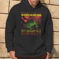 Vintage Los Horrores Nunca Terminan Rana Rana Horror Sudadera Estilo de vida