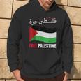 アラビア語でパレスチナ国旗 パレスチナ人とパレスチナ人向け パーカー ライフスタイル