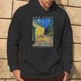 ゴッホ 面白いtシャツ アート 夜のカフェテラス 印象派 絵画 メンズ レディース 面白い 服 美術 油彩画 パーカー ライフスタイル