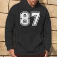 チームジャージーナンバー87 スポーツギフト パーカー ライフスタイル