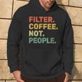 フィルターコーヒー Not People エスプレッソ バリスタ カフェ コーヒーオーバー パーカー ライフスタイル