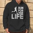マラソンランナー Run For Your Life ランニング パーカー ライフスタイル