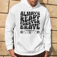 Always Ready Forever Brave 消防士 消防士 パーカー ライフスタイル
