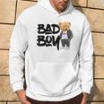 Angry Bad Boystyle、クールなテディベア、バッドボーイグラフィックデザイン。 パーカー ライフスタイル