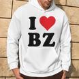 I Heart Bz イニシャル I Love BZ 姓 B Z パーカー ライフスタイル