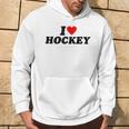I Heart Hockey パーカー ライフスタイル
