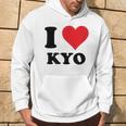 I Heart Kyo ファーストネーム I Love パーソナライズ パーカー ライフスタイル