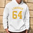 Lowrider 64 Jersey Number On The Back Classic Lowrider Car パーカー ライフスタイル