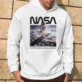 Nasaアポロ11号の月面宇宙飛行士の有名なワームロゴ パーカー ライフスタイル