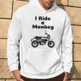 I Ride A Monkey オートバイ ミニバイクシャツ パーカー ライフスタイル