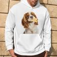 キャバリア・キング・チャールズ・スパニエル・チーズ・ドッグキャバリアー 長袖tシャツ パーカー ライフスタイル