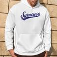 シラキュース ニューヨーク バーシティ スクリプト クラシック スポーツ ジャージスタイル パーカー ライフスタイル
