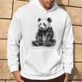 パンダ アニマルプリント グラフィック デッサン アート 絵画 パンダ パーカー ライフスタイル