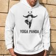 パンダ ヨガポーズ 水墨画 おもしろ 運動 和風 動物 パーカー ライフスタイル