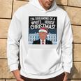 ホワイトハウスのクリスマス・トランプ・ファニー・ホリデーを夢見ている 長袖tシャツ パーカー ライフスタイル