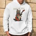 ロックンロール ギター 猫 ビンテージ Rock ギタリスト 猫 長袖tシャツ パーカー ライフスタイル