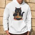 猫 ラーメン グラフィック 日本語 カワイイ アニメ 面白い ラーメン 猫 長袖tシャツ パーカー ライフスタイル