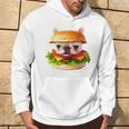 面白いtシャツ フレンチブルドッグ 犬 ハンバーガー メンズ グッズ かわいい おもしろ 面白い 服 ネタ 長袖tシャツ パーカー ライフスタイル