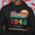 1948年5月生まれ ヴィンテージ ハッピーバースデー 76歳 パーカー 面白い贈り物