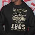 1965年生まれ、60歳の誕生日、クラシックカー パーカー 面白い贈り物