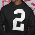 2番の大学スポーツスタイル。ホワイト。 パーカー 面白い贈り物