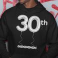 30周年記念ナンバー 真珠婚式30周年 パーカー 面白い贈り物
