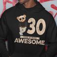 30歳の誕生日 メンズ レディース オリジナル 素晴らしいテディベア パーカー 面白い贈り物