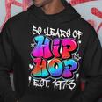 50 Years Old 50Th Anniversary Of Hip Hop グラフィティ ヒップホップ パーカー 面白い贈り物