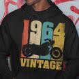 61 歳の誕生日バイカーギフトtシャツ-ヴィンテージ1964バイク パーカー 面白い贈り物