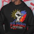 I Am Not A Filipino For Nothing ファイトサポーター サラ・ドゥテルテ パーカー 面白い贈り物