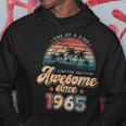 Awesomeince 1965 パームツリー 60歳の誕生日 パーカー 面白い贈り物