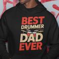 Best Drummer Dad Ever For ギフト アイデア ドラム ファニー パパ パーカー 面白い贈り物