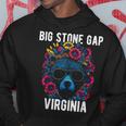 Bigtone Gap バージニア Usa クマと花のデザイン パーカー 面白い贈り物