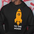 Bitcoin To The Moon おもしろビットコインシャツ ビットコインギフト パーカー 面白い贈り物