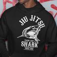 Bjj ブラジリアン柔術電車 サメのように パーカー 面白い贈り物