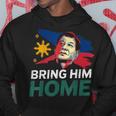 Bring Him Home サポーター Digong Duterte フィリピン Du30 パーカー 面白い贈り物