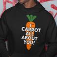 I Carrot All About You 面白い 野菜しゃれ 野菜愛好家 パーカー 面白い贈り物