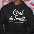 メンズ Chef De Family おもしろフランス語 父の日 パーカー 面白い贈り物