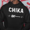 Chika ギター ハートビート 音楽 ギタリスト レトロ ヴィンテージ パーカー 面白い贈り物
