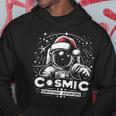 Cosmic Christmas Adventure ヴィンテージ宇宙飛行士サンタスペース パーカー 面白い贈り物