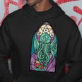 Cthulhu Iglesiaidrieras Cósmico Horror Divertido Monstruo Sudadera Regalos divertidos