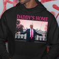 Daddy's Home President Donald Trump 2024 Pink Trump パーカー 面白い贈り物