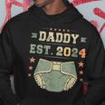Daddy Est 2024 年生パパ 新米パパ 初めてのパパ 若いパパ パーカー 面白い贈り物