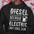 Diesel Because Electric Can't Roll Coal Truck パーカー 面白い贈り物
