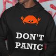 Don't Panic Rustacean Ferris The Crab Rustプログラミング パーカー 面白い贈り物