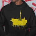 Dortmundkyline ドルトムントのスカイライン 黄色い絵 ドルトムント好きにはたまらないファンアート パーカー 面白い贈り物