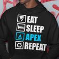 Eatleep Apex リピートシャツ 面白いモチベーションギフト パーカー 面白い贈り物