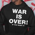 Exclusive War Is Over 限定版 ブラック If You Want It パーカー 面白い贈り物