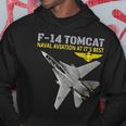 F-14 Tomcatが動作しています。最高の海軍航空。 パーカー 面白い贈り物