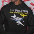 F-4 ファントム アクション中 海軍航空 最高 パーカー 面白い贈り物